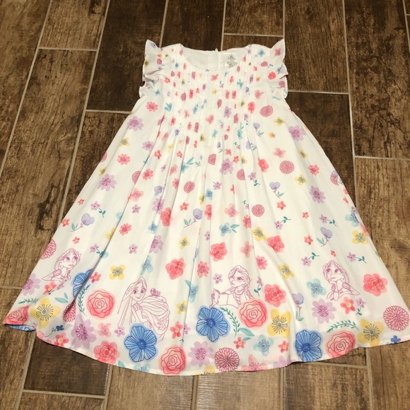 Disney Other - DISNEY STORE Rapunzel Tangled Floral Lined DRESS
